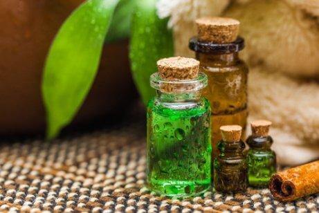 Tea tree essential oil.