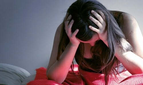 A seemingly distressed person.