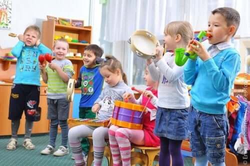 A group of young musicians.