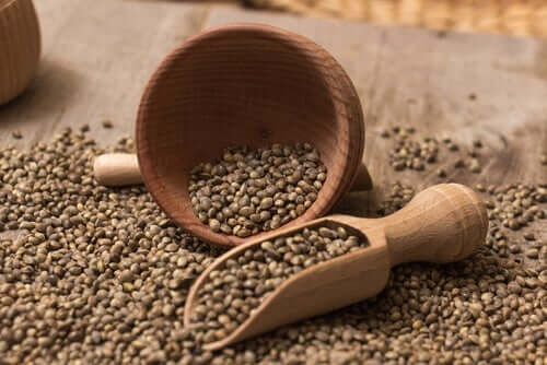 Hemp seeds.
