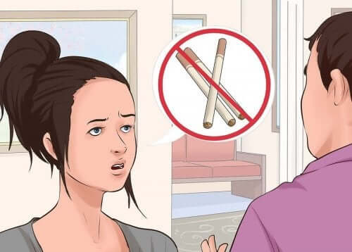 An anti-smoking illustration.