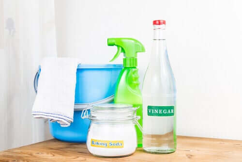 Homemade household cleaners.