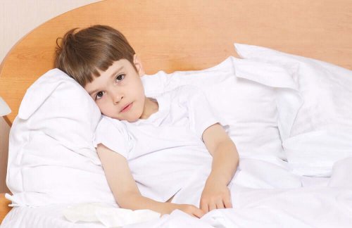 Signs of anemia in children.