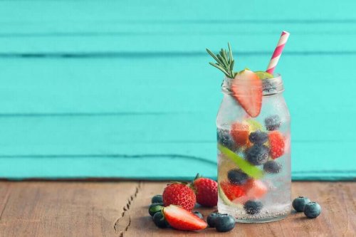 A homemade beverage.