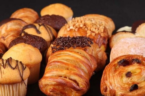 Different pastries.