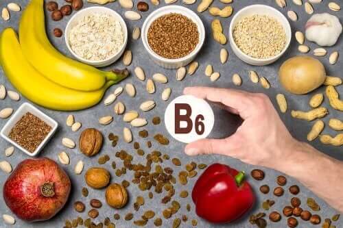 Sources of vitamin B6.