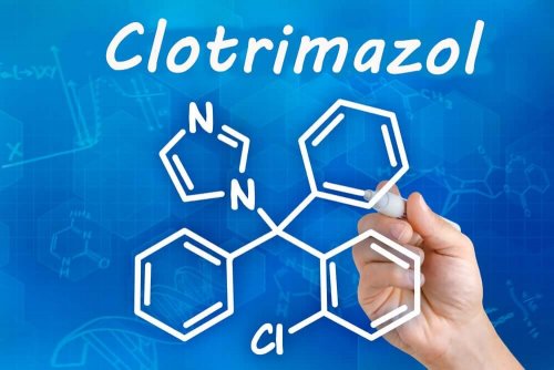 A clotrimazole sign.