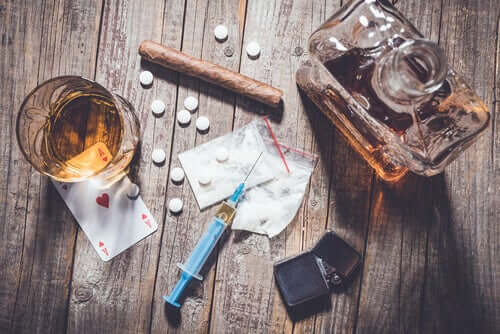 Drugs, alcohol, and gambling, some addictions.