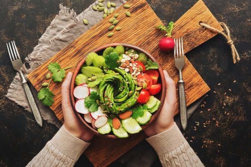 A healthy salad.