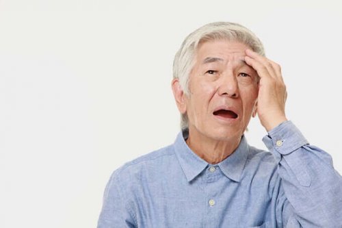 A man trying to remember.