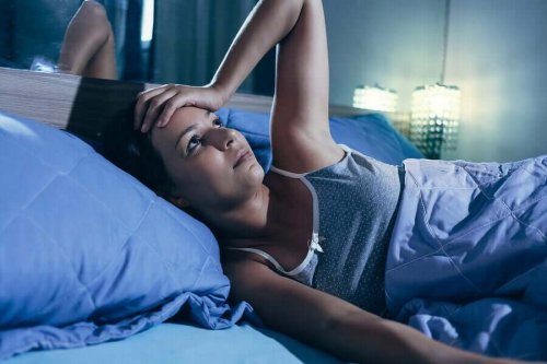 A woman who can't sleep.