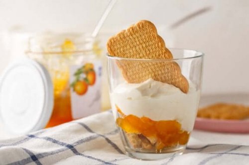 Cheesecake in a glass.
