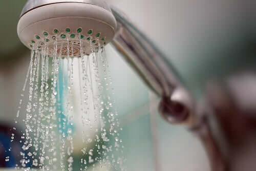 A shower.