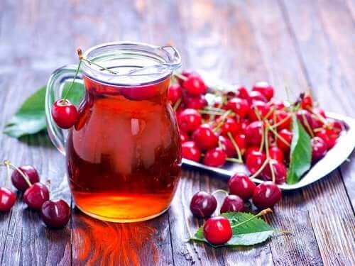 Cherry juice.