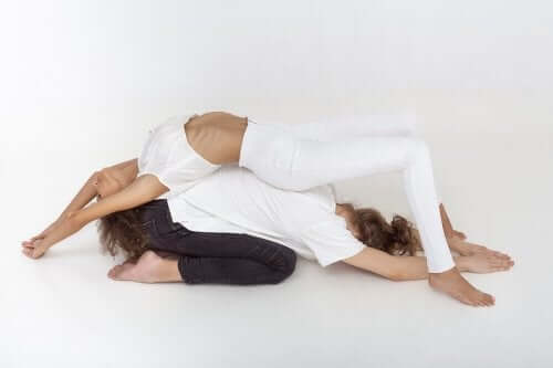 Child's pose.