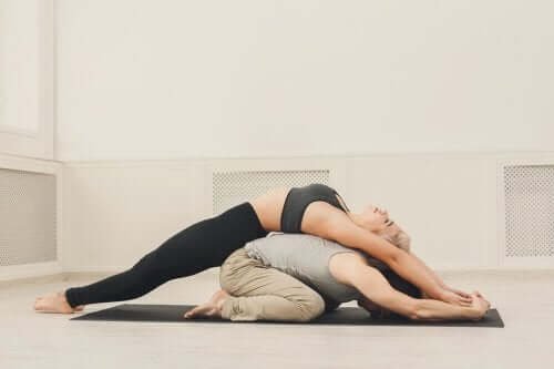 Forward and backward stretch.
