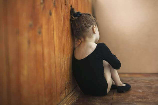 A girl with ASD (Autism Spectrum Disorder).