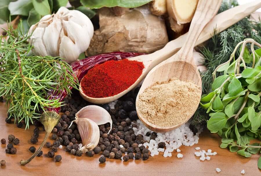 Herbs and spices.