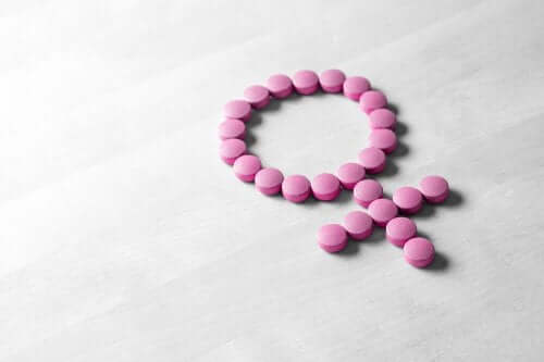 Hormone pills.