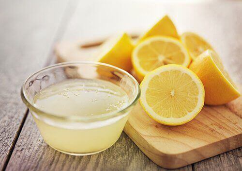 Lemon juice.