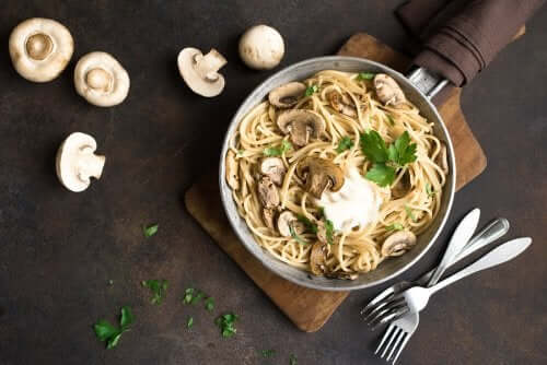 Mushroom bolognese.
