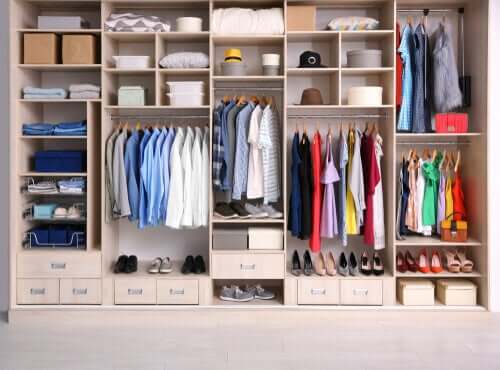 Organize your clothes.