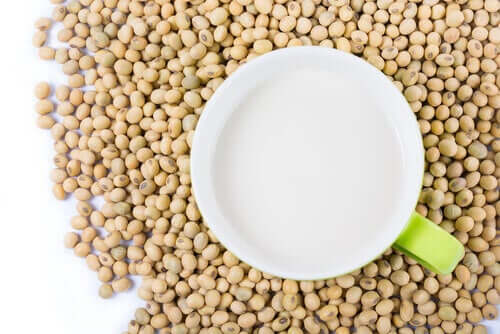 Sojabønner og -mælk indeholder sojaprotein