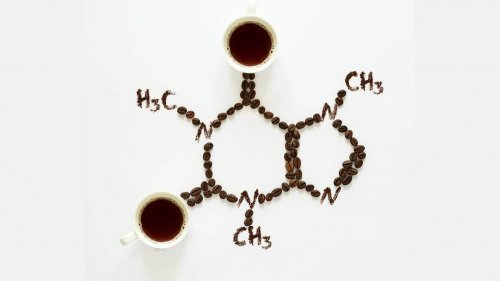 Coffee chemical structure.