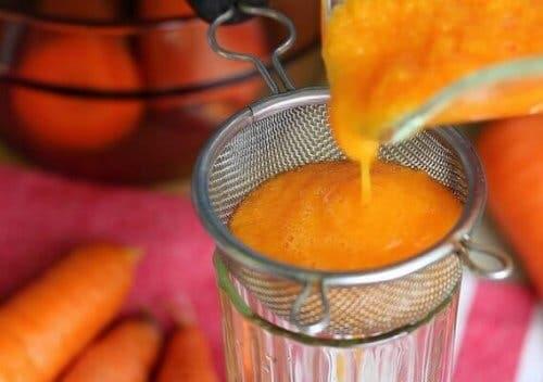 How to prepare carrot syrup.