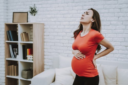 A woman with renal colic.