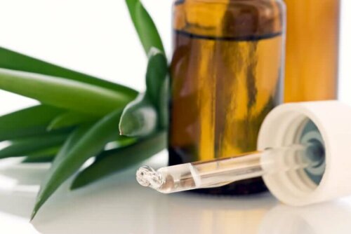Aloe vera drops.