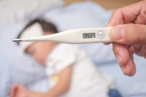 A fever reading.