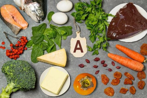Sources of vitamin A.