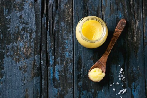 A jar of ghee.