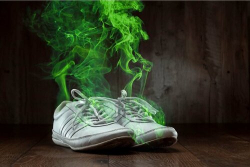 A pair of smelly sneakers.