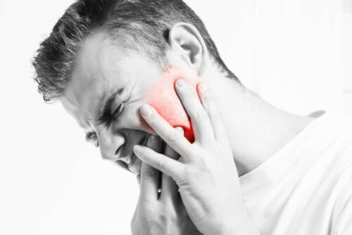 A person in pain.