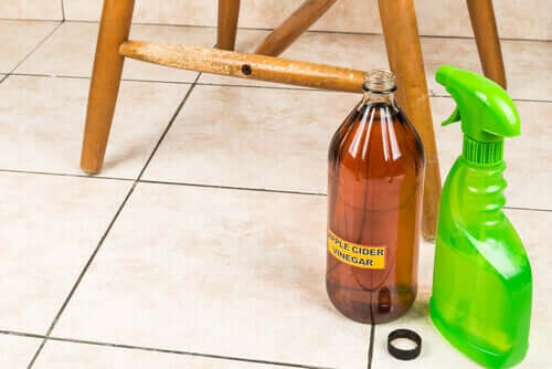 Vinegar for wood floors.