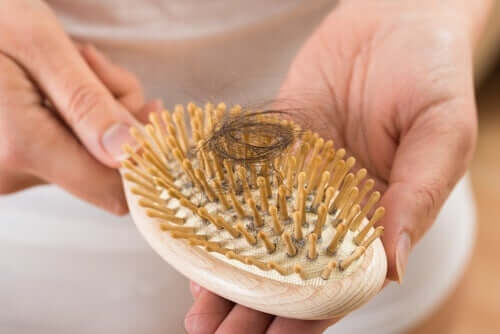 Hair loss or alopecia.