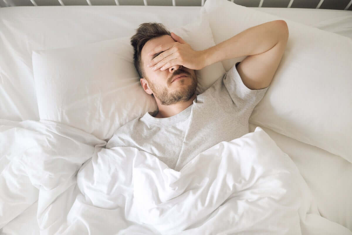 A man with insomnia.