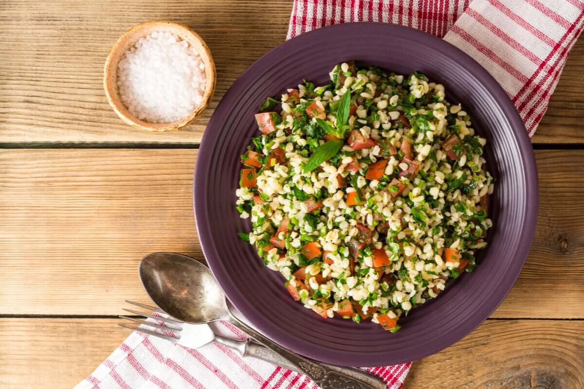 A bulgur wheat salad.