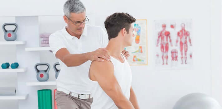 A physio session.
