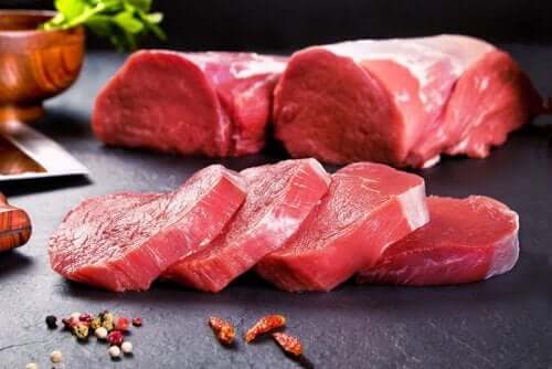 Red meat.