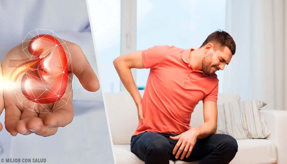 A man with renal colic.