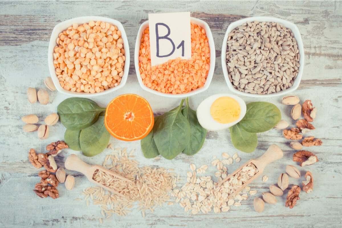 Vitamin b1 in food.
