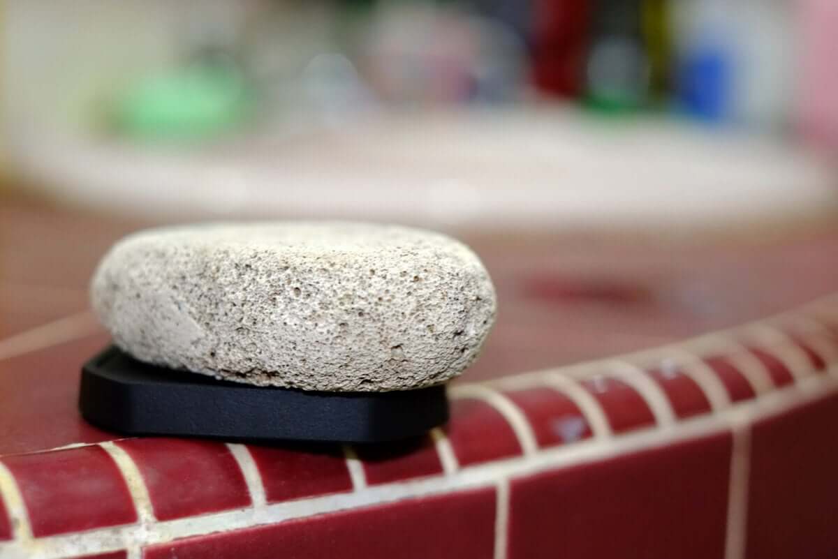 Pumice stone.