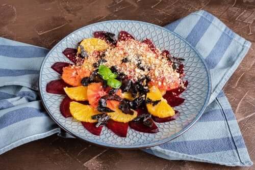 Fresh Citrus, Date, and Almond Salad