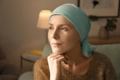 Pacjentka z rakiem piersi.
