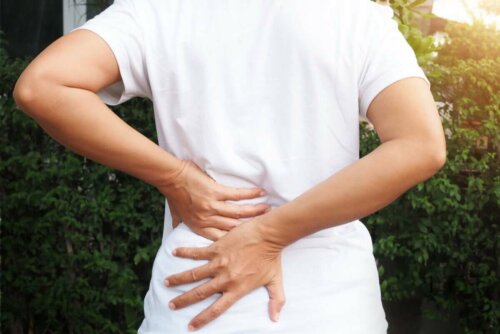 A person with low back pain.