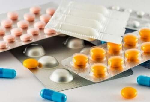 A vareity of pills.