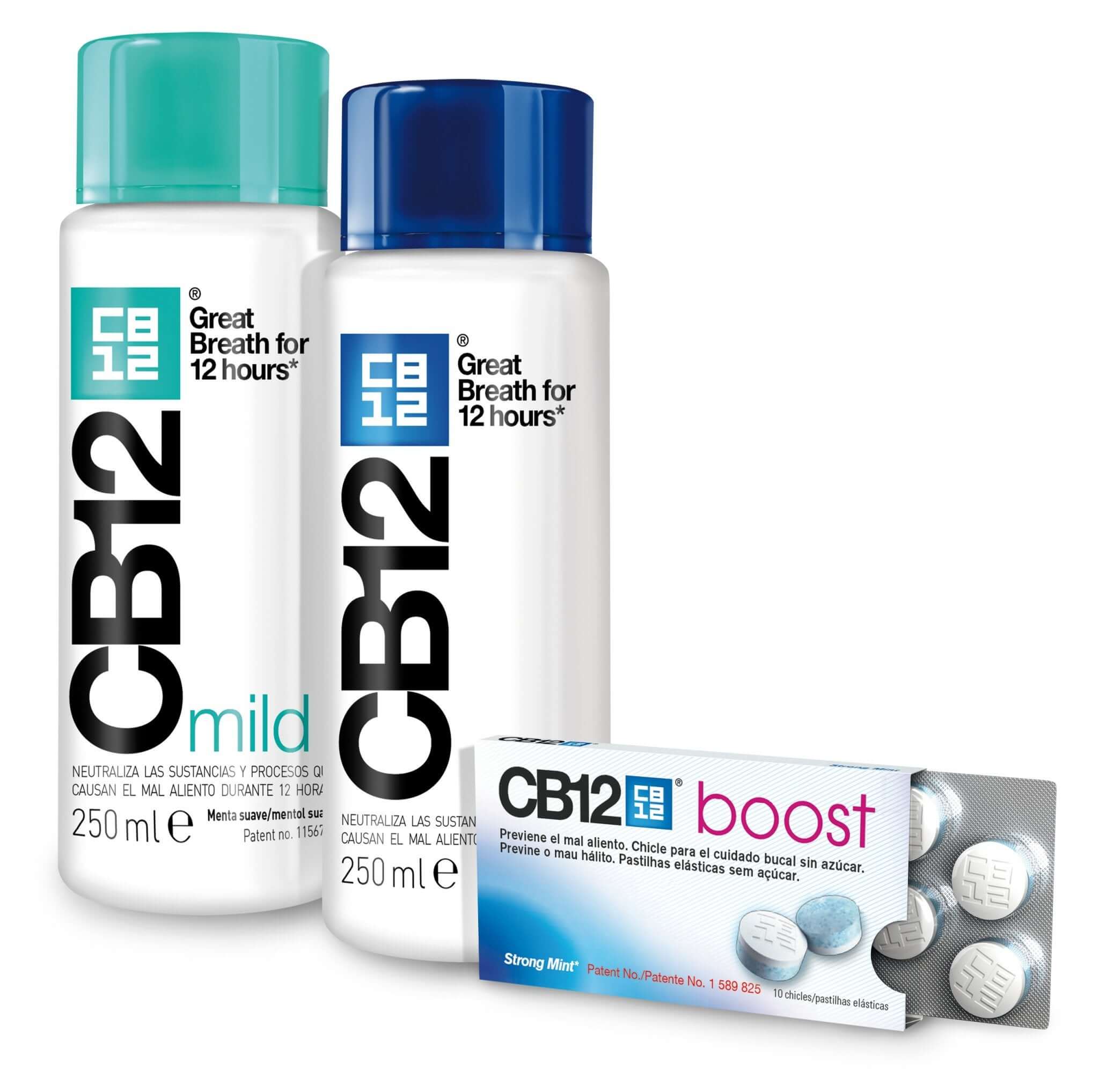 CB12 boost gum and mouthwash.